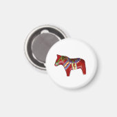 Red Dala magnet Magneet (Voorkant / Achterkant)