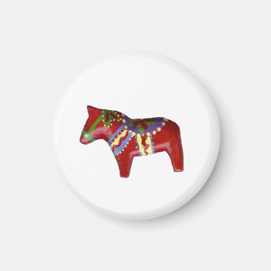 Red Dala magnet Magneet (Voorkant)