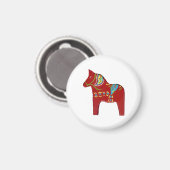Red Dala magnet Magneet (Voorkant / Achterkant)