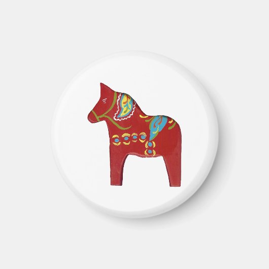 Red Dala magnet Magneet (Voorkant)