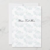 Red damask Business Hartelijk dank Bedankkaart (Achterkant)