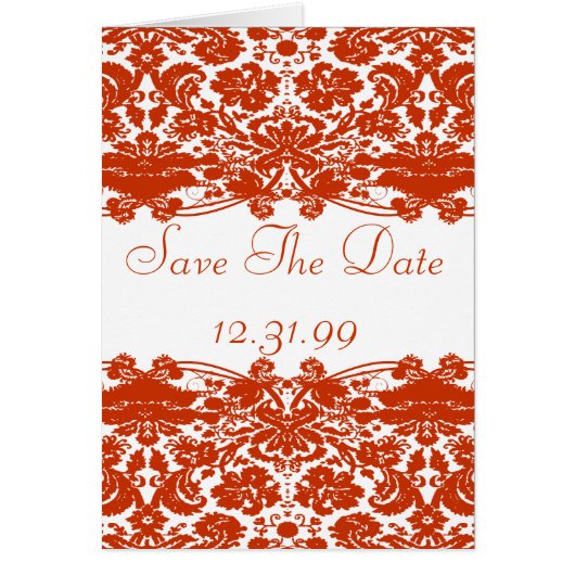 Red Damask Wedding (Voorkant)