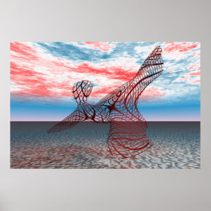 Red Dancer - Grote afdrukken Poster