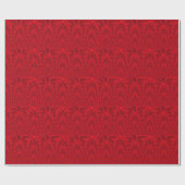 Red Dansende Flames Cadeaupapier (Vlak)