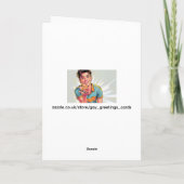 Red Dawn Gay Greetings Card Kaart (Achterkant)