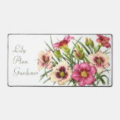 Red Daylilies Art Botanique Moderne Personnalisé (Recto)