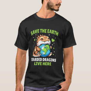 Red de aarde baardagaam ontwerp - Grappig dier Ea T-shirt