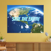 Red de Aarde Canvas Afdruk (Insitu (Woonkamer))