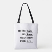 RED DE AARDE CANVAS TAS (Achterkant)