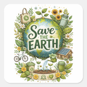 Red de Aarde – Eco Sticker