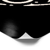 Red de aarde retro perfect poster (Hoek)