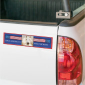 Red de Amerikaanse Bumpersticker voor wilde paarde (Op Truck)