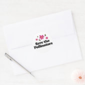 Red de bestuivers ronde sticker (Envelop)