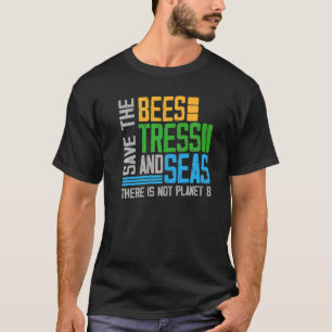 red de bijen en Zeeen milieubeschermer quota T-shirt