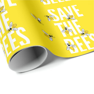 Red De Bijen HONINGRAT Honing POT Cadeaupapier