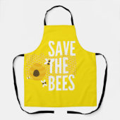 Red De Bijen HONINGRAT HONINGPOT Schort (Voorkant)