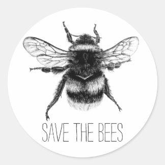 Red de bijen sticker