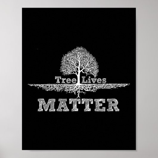 Red de bomen Levens Probleem Nationale Aarde-D Poster (Voorkant)