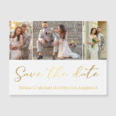 red de date gouden bruiloft 3 foto ' s collage mag (Voorkant)