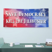 Red de democratie de Filibuster Spandoek (Beurs)