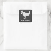 Red de Elwedritsch Vierkante Sticker (Tas)