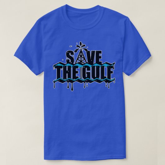 Red de Golf Stop Offshore Drilling T-shirt (Design voorkant)