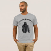 Red de Gorillas! T-shirt (Voorkant volledig)