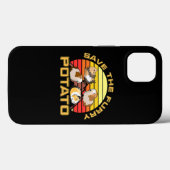 Red de harige aardappel schattig cavia liefhebber Case-Mate iPhone case (Achterkant (horizontaal))