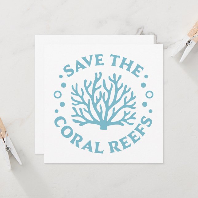 Red de koraalriffen (Voorkant / Achterkant in situ)