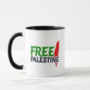 Red de mensheid, bevrijd Palestina, Mok