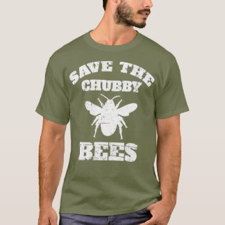 Red de mollige bijen - Funny Bumblebee Insect T-shirt