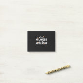 Red de Monarch Vlinder Post-it® Notes (Op bureau)