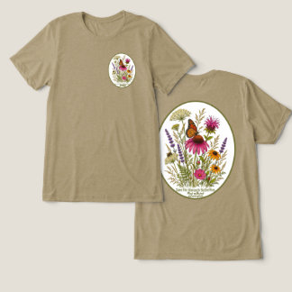Red de Monarchvlinders Tri-Blend Shirt
