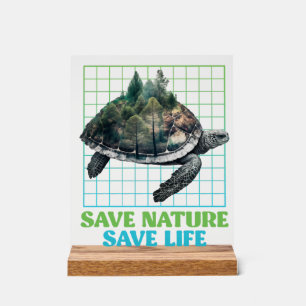 Red de Natuur beschermde soorten Milieu Kopie Cop Acryl Bord