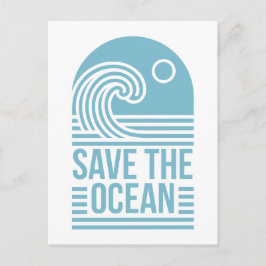 Red de oceaan activist quotes esthetisch briefkaart