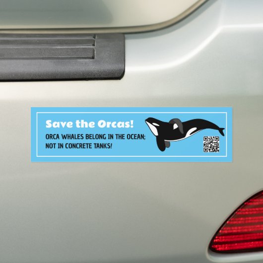 Red de Orka's Bumpersticker (Op auto)