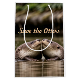 Red de otters medium cadeauzakje