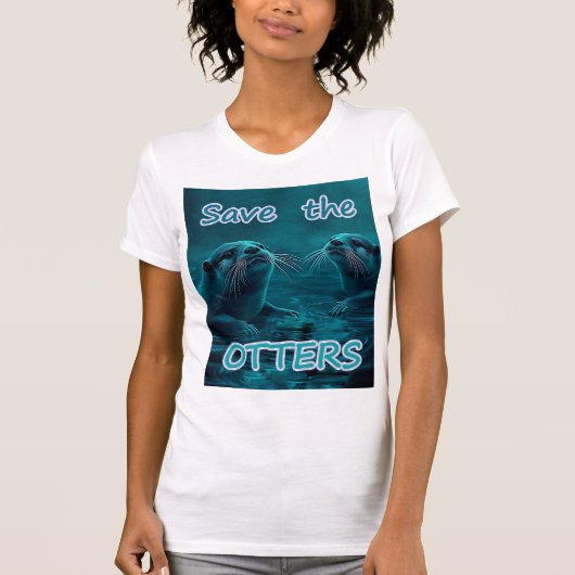 Red de otters t-shirt (Voorkant)