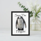 Red de Panguin! Briefkaart (Staand voorkant)