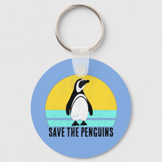 Red De Pinguïns Sleutelhanger (Voorkant)