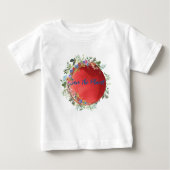 Red de planeet baby T-shirt (Voorkant)
