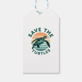 Red de Schildpadden Dier Schildpad Huisdier Liefhe Cadeaulabel