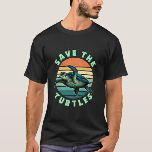 Red de schildpadden dier schildpad huisdierliefheb t-shirt