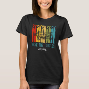 Red De Schildpadden En I Oop SKSKSK Trendy Meme Vo T-shirt