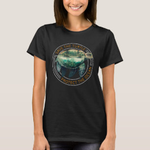 Red de schildpadden Red de milieuzorg voor de ocea T-shirt