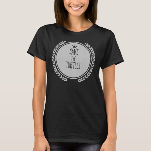 Red de schildpadden t-shirt (Voorkant)