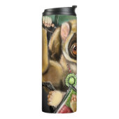 Red de Slow Loris Smoothie Thermosbeker (Gedraaid links)