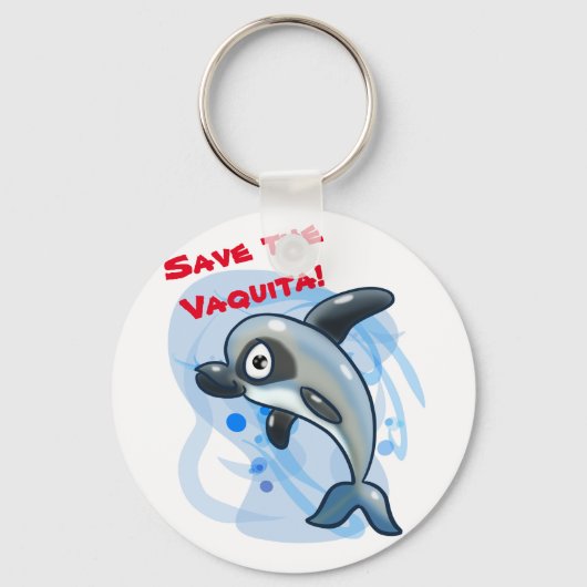 Red de Vaquita! Sleutelhanger (Voorkant)