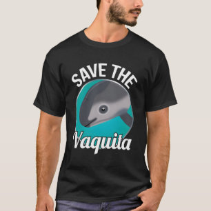 Red de vaquita zeldzame bruinvis cochito t-shirt