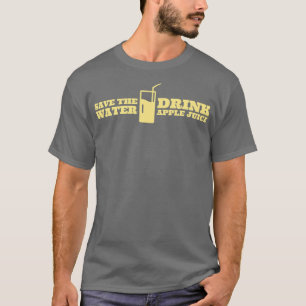 Red de water Drink appelsap T-shirt